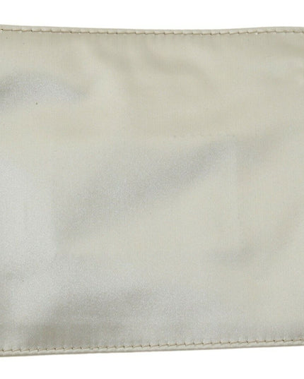 WAYFARER White Zippered Coin Holder Wallet