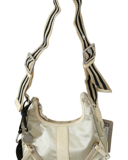 WAYFARER White Shoulder Crossbody Sling Fabric Purse