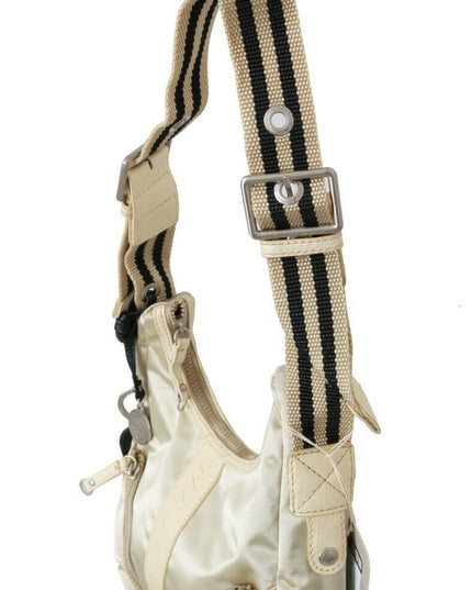 WAYFARER White Shoulder Crossbody Sling Fabric Purse