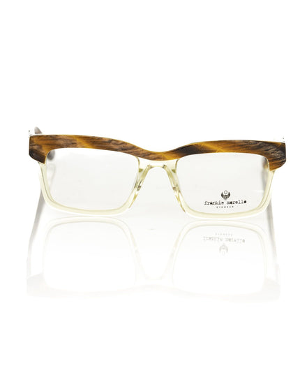 Frankie Morello Brown Acetate Men Frame