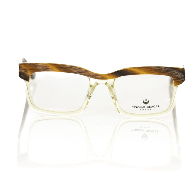 Frankie Morello Brown Acetate Men Frame