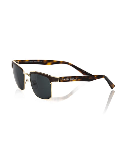 Frankie Morello Brown Metallic Men's Sunglass