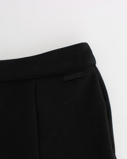 GF Ferre Black Straight Pencil Skirt