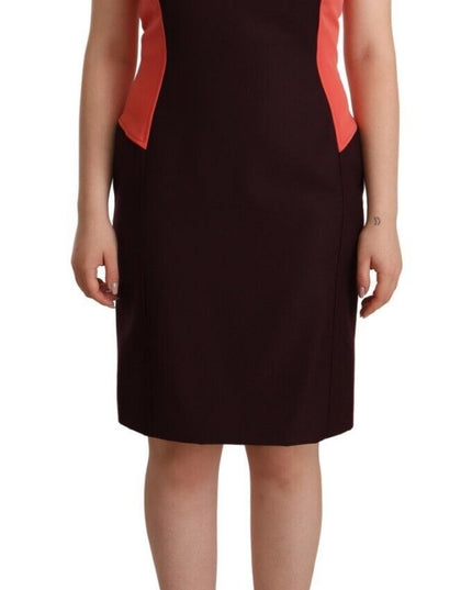 CO|TE Multicolor Polyester Sleeveless Sheath Knee Length Dress