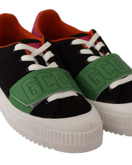GCDS Multicolor Suede Low Top Lace Up Women Sneakers Shoes