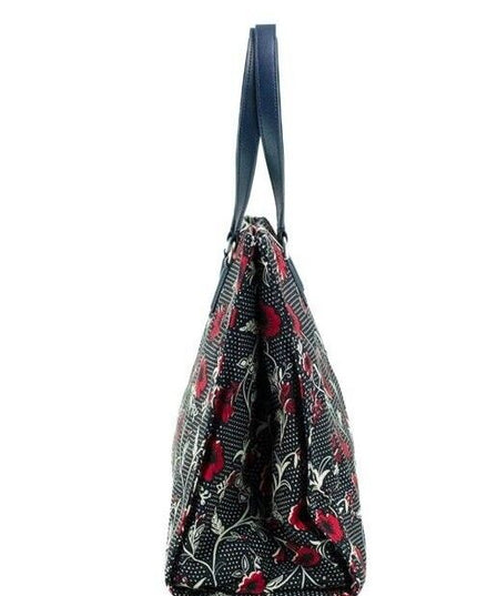 Tory Burch Medium Nylon Retro Batik Print Shoulder Tote Handbag