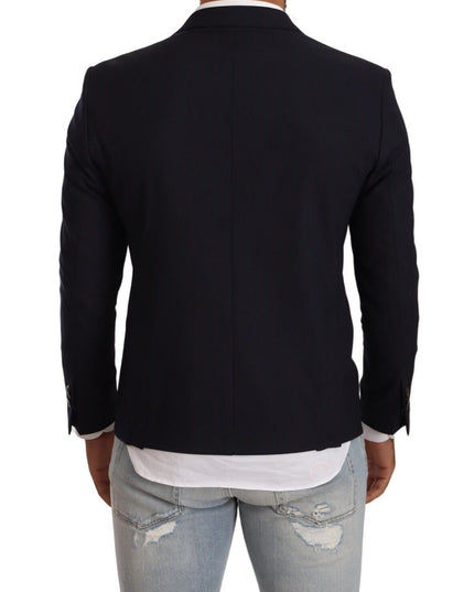 Domenico Tagliente Black Single Breasted One Button Suit Jacket