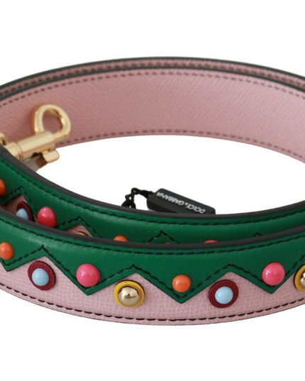 Dolce & Gabbana Shoulder Strap Leather Pink Handbag Accessory