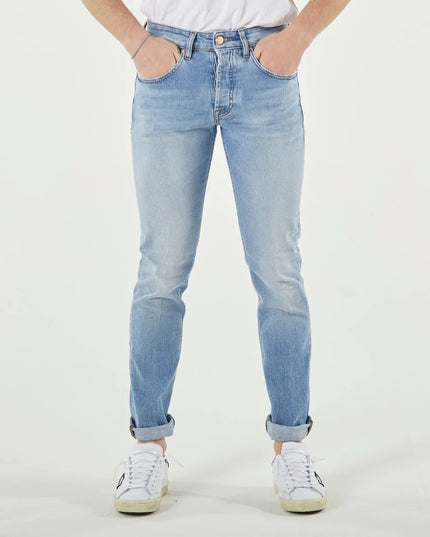 Don The Fuller Blue Cotton Men Jeans