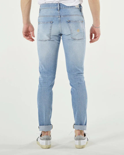 Don The Fuller Blue Cotton Men Jeans
