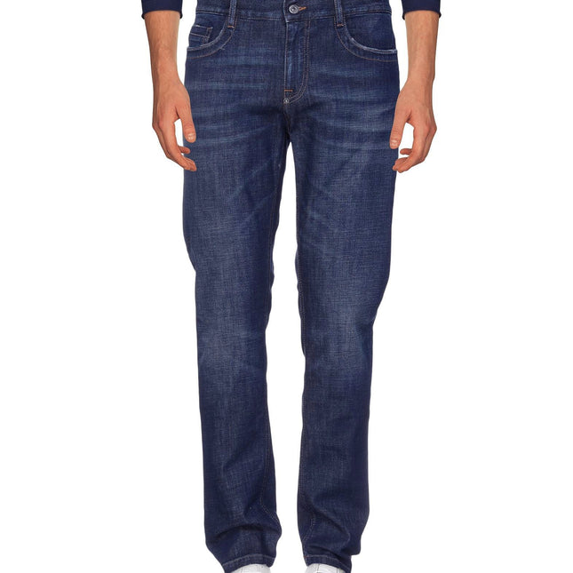 Bikkembergs Dark Blue Cotton Men Jeans