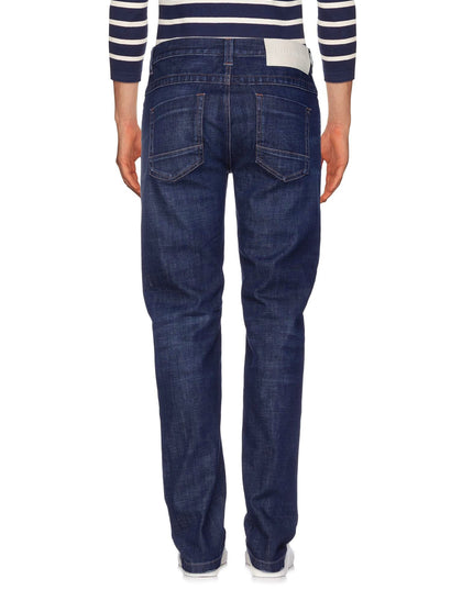 Bikkembergs Dark Blue Cotton Men Jeans