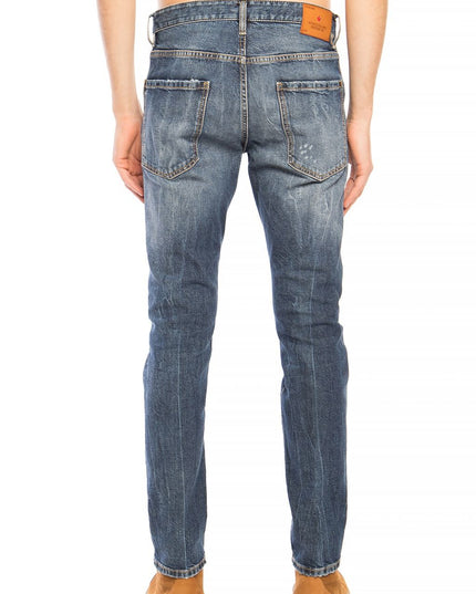 Dsquared² Blue Cotton Men Jeans