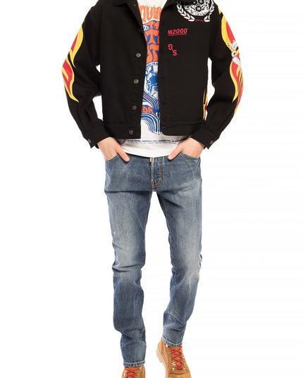 Dsquared² Blue Cotton Men Jeans