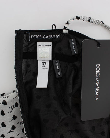 Dolce & Gabbana Black Silk Lace Babydoll Lingerie Top