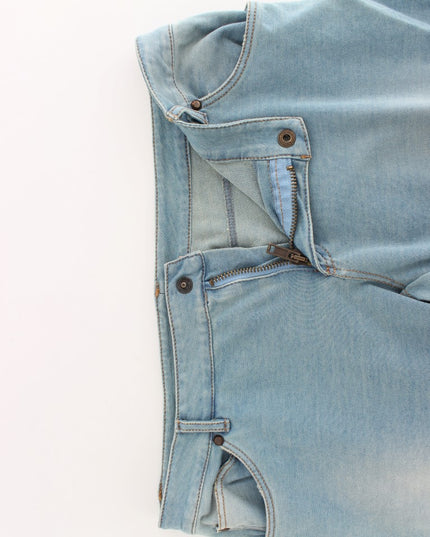 Ermanno Scervino Blue Capri Pants Cropped Jeans