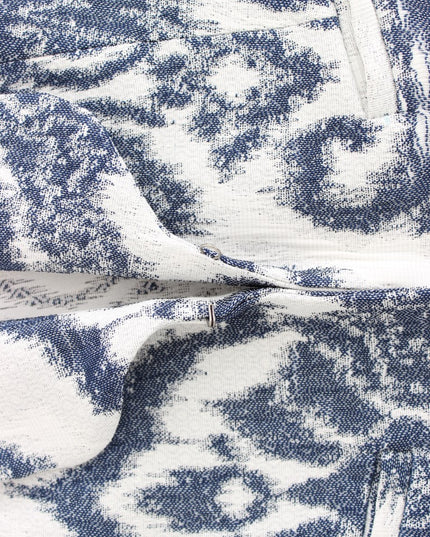 Christian Pellizzari Blue White Blazer Suit Jacket