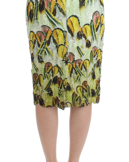 Lanre Da Silva Ajayi Multicolor Organza Pencil Skirt