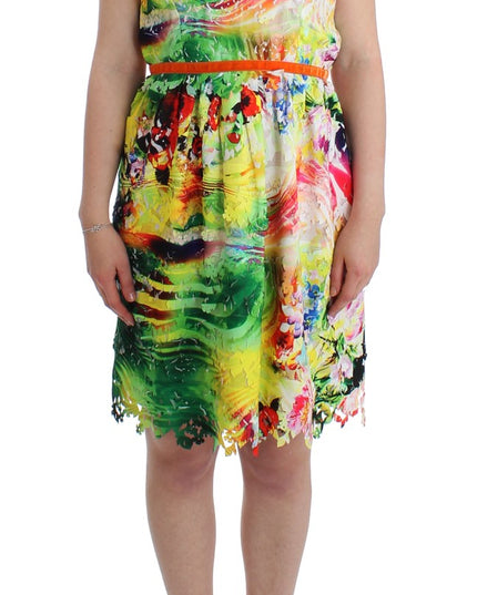 Lanre Da Silva Ajayi Multicolor Organza Sheath Dress
