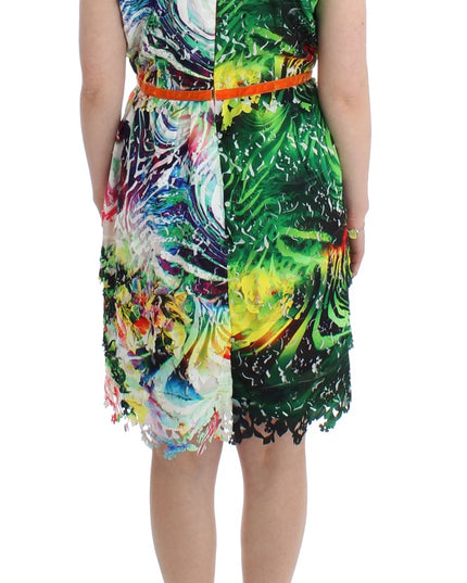 Lanre Da Silva Ajayi Multicolor Organza Sheath Dress
