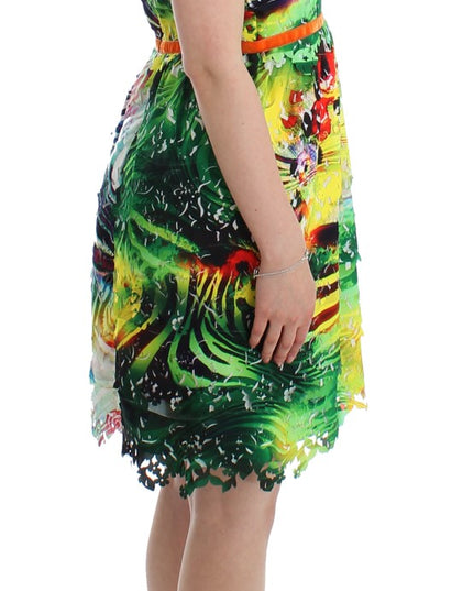 Lanre Da Silva Ajayi Multicolor Organza Sheath Dress