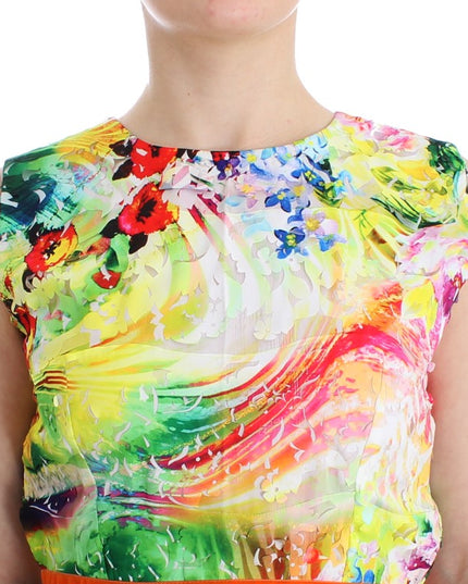 Lanre Da Silva Ajayi Multicolor Organza Sheath Dress