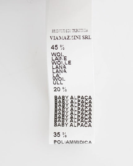 Ermanno Scervino Gray Knit Wool Cardigan Sweater