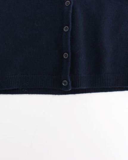 Ermanno Scervino Blue Cashmere Cardigan Sweater
