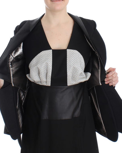KAALE SUKTAE Black Short Blazer Coat Biker Jacket