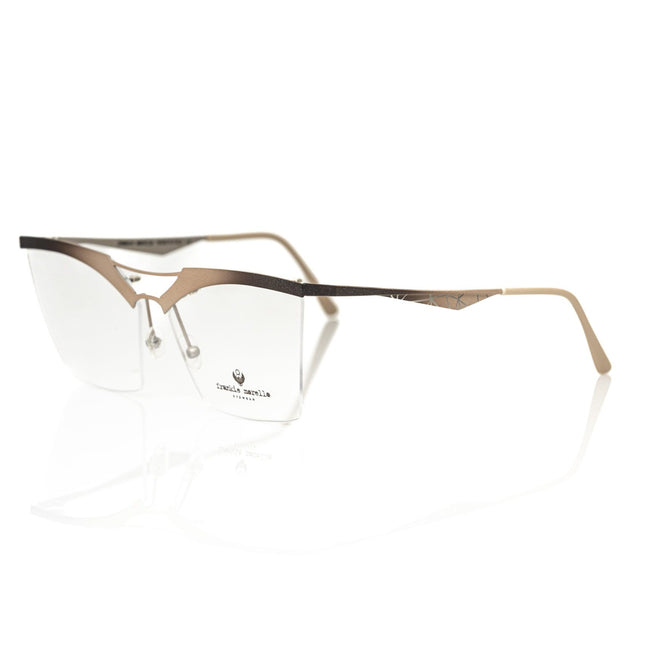Frankie Morello Gold Metallic Women's Eyeglass Frame