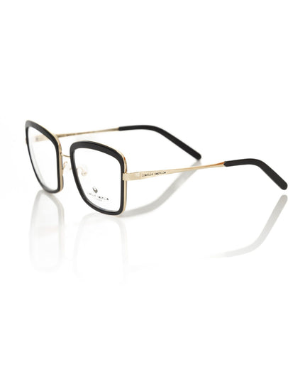 Frankie Morello Black Metallic Women's Eyeglass Frame