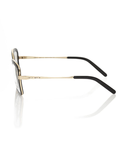 Frankie Morello Black Metallic Women's Eyeglass Frame