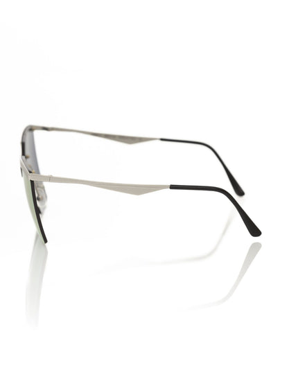 Frankie Morello Silver Metallic Women Sunglasses