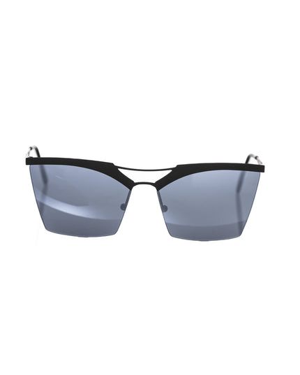 Frankie Morello Black Metallic Women's Sunglass