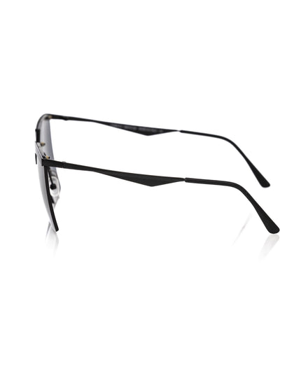 Frankie Morello Black Metallic Women's Sunglass
