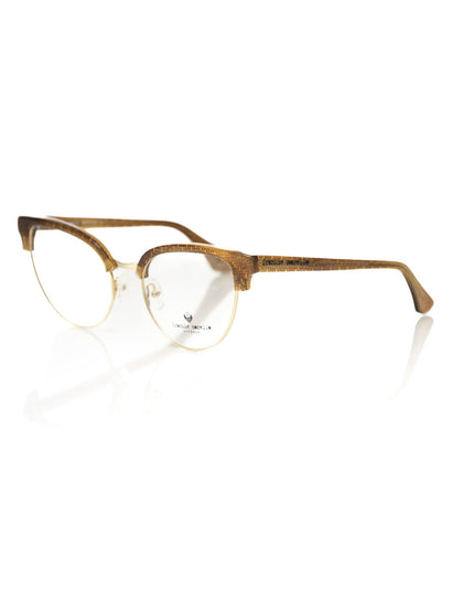 Frankie Morello Brown Metallic Fibre Women Frame