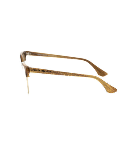 Frankie Morello Brown Metallic Fibre Women Frame