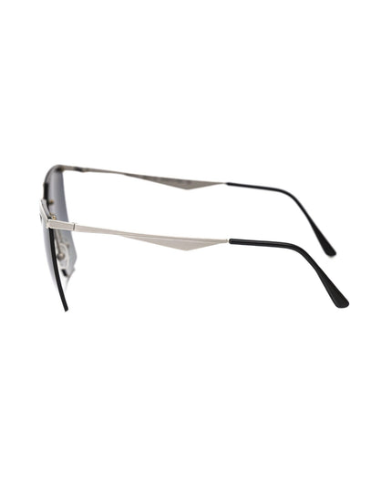 Frankie Morello Silver Metallic Women's Sunglass