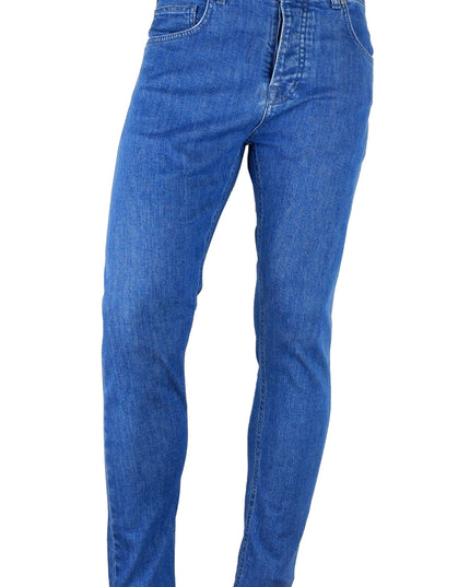 Aquascutum Blue Cotton Men's Jeans