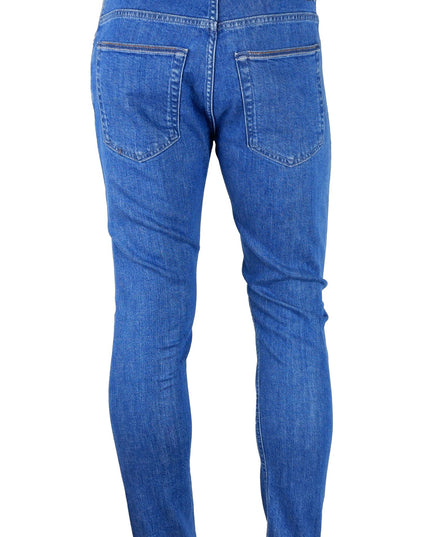 Aquascutum Blue Cotton Men's Jeans