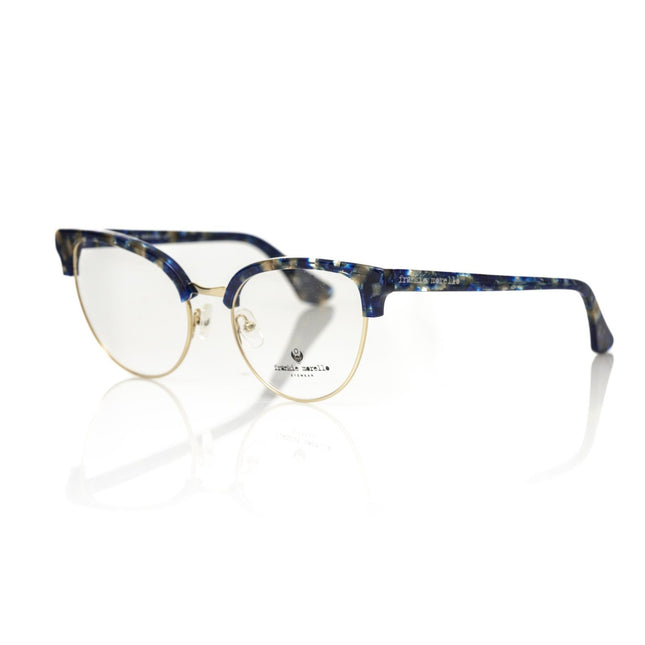 Frankie Morello Blue Metallic Women's Eyeglass Frame