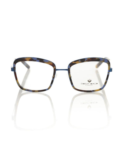 Frankie Morello Blue Metallic Women's Eyeglass Frame