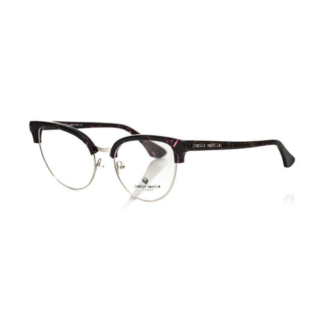 Frankie Morello Burgundy Metallic Women Frame