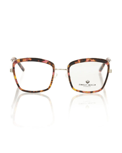 Frankie Morello Red Metallic Women's Eyeglass Frame