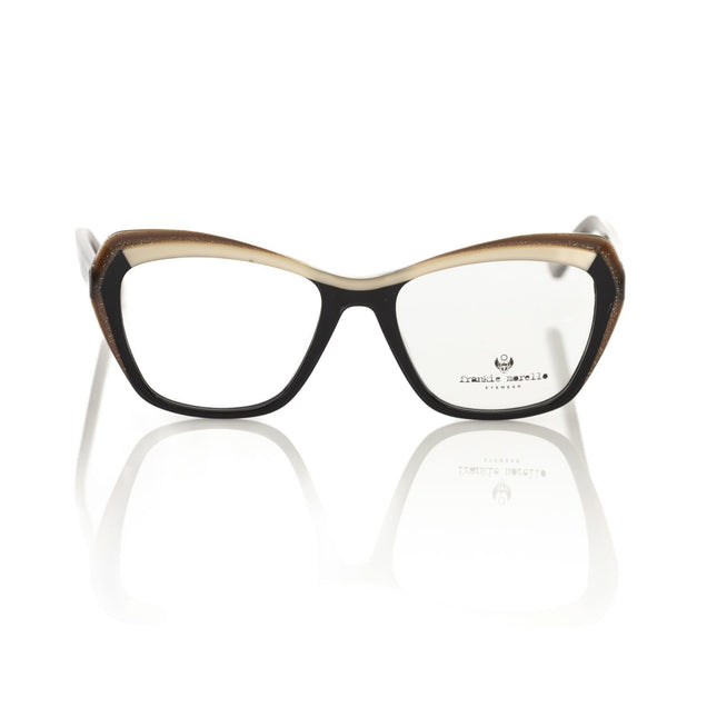 Frankie Morello Black Acetate Women's Eyeglass Frame