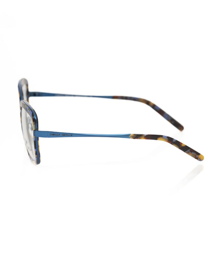 Frankie Morello Blue Metallic Women's Eyeglass Frame