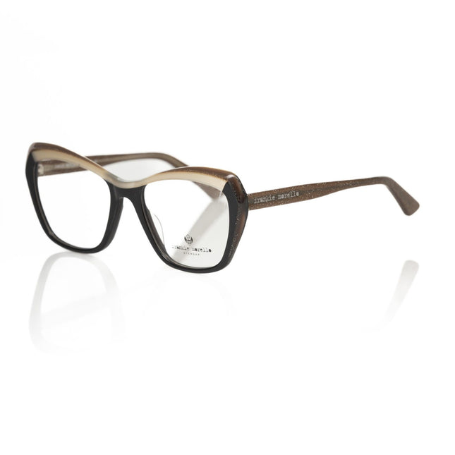 Frankie Morello Black Acetate Women's Eyeglass Frame