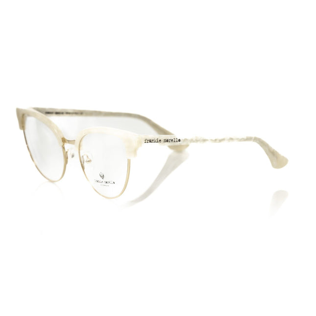 Frankie Morello White Metallic Women's Frame