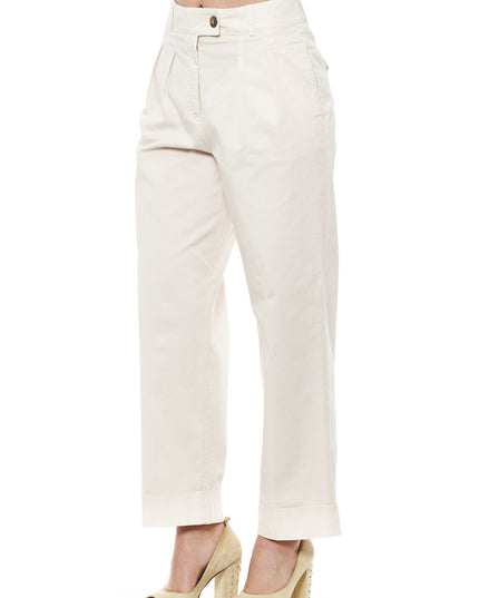 Peserico Beige Cotton Jeans & Pants