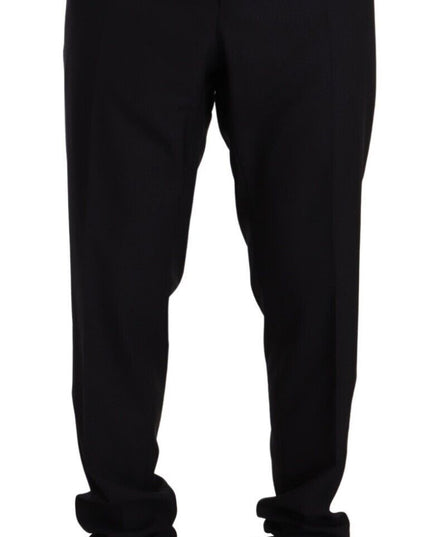 Dolce & Gabbana Blue GOLD Wool Single Breasted 2 Piece Suit